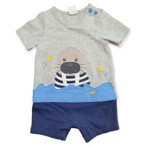 Adorable walrus romper 